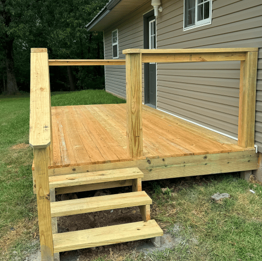 New backyard deck