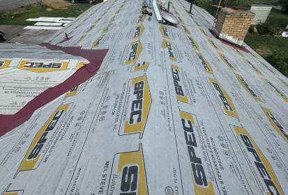 Roof underlayment. 